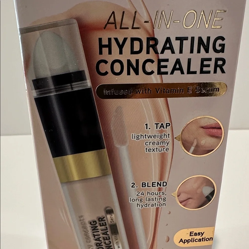 Beauty Concepts All-In-One Hydrating Concealer in Light Ivory.